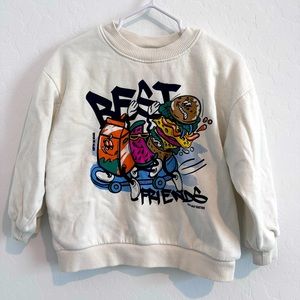 H&M Toddler White Sweatshirt Size 2T